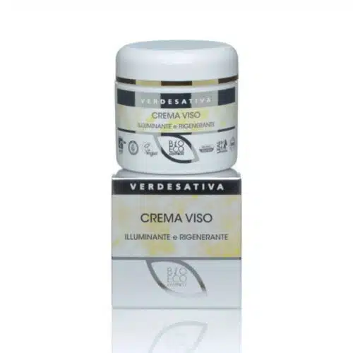 Crema Viso Illuminante e Rigenerante Bio ECO Cosmesi VERDESATIVA da 50 ml