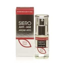 Siero Viso Anti-Age Azione Urto Verdesativa, 100% Naturale BIO ECO COSMESI, 15 ml