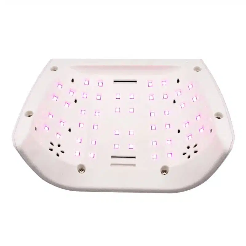 Lampada Led UV manicure per estetista due mani centro estetico professionale luce rosa 96W - immagine 2