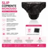 slip nero monouso tnt unisex uomo donna xanitalia