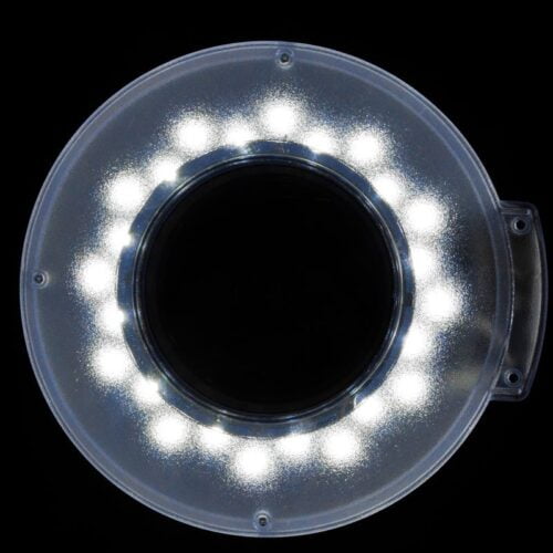 LENTE LED 5 DIOTTRIE INGRANDIMENTO CON STATIVO 5 RAGGI PER ESTETISTA CENTRO ESTETICO - immagine 3