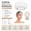 cuffia monouso roial trasparente in pe estetista centro estetico