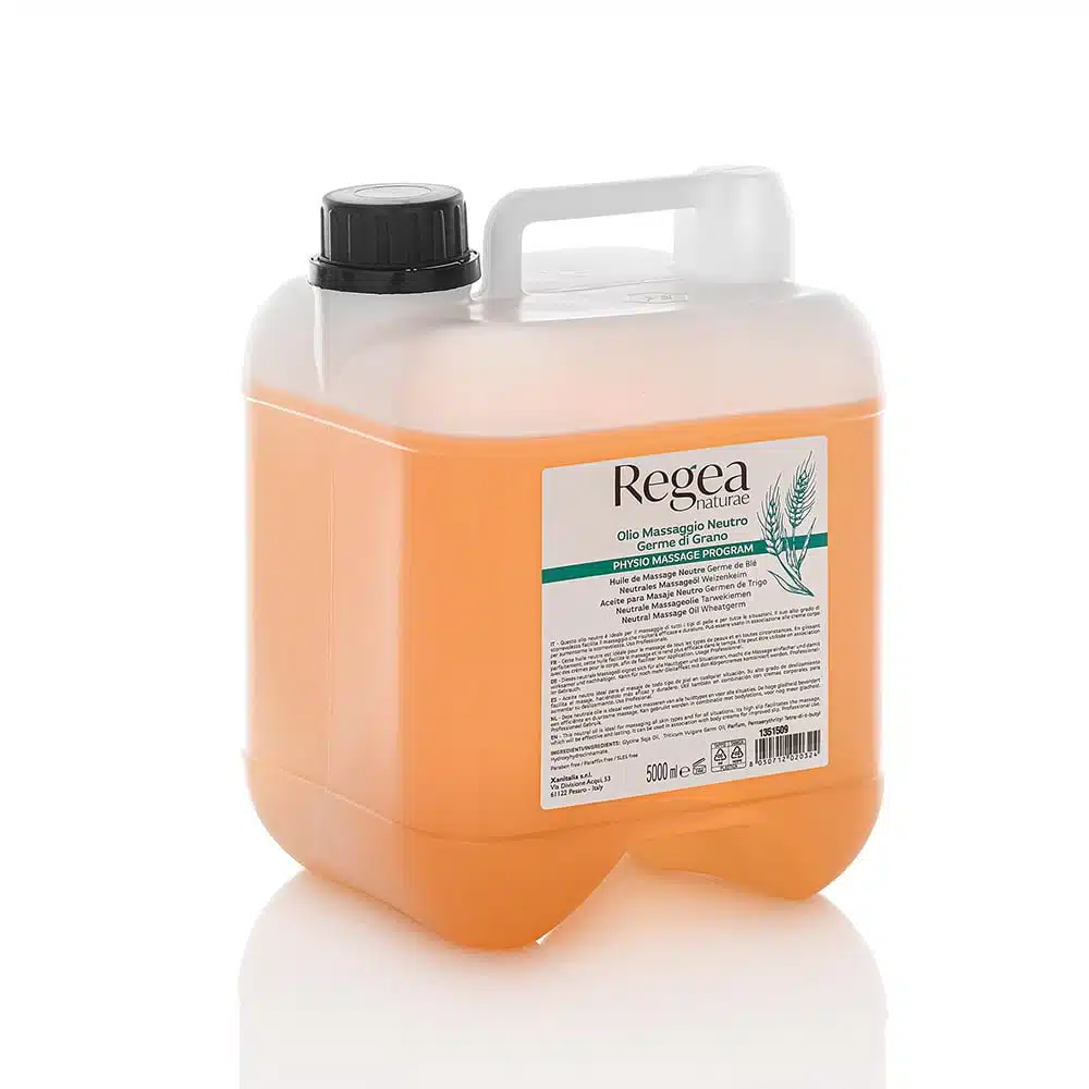 Olio massaggio neutro germe di grano Tanica da 5 litri qualità professionale Italiano