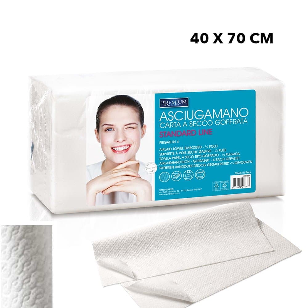 Xanitalia Asciugamani Carta a Secco Goffrata 40x70 cm 100 pz