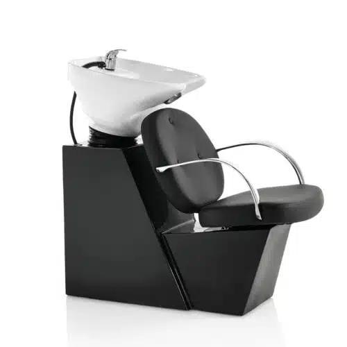 LAVATESTA DA PARRUCCHIERE IN CERAMICA BIANCA POLTRONA LAVAGGIO COLETTE BIANCO O NERO