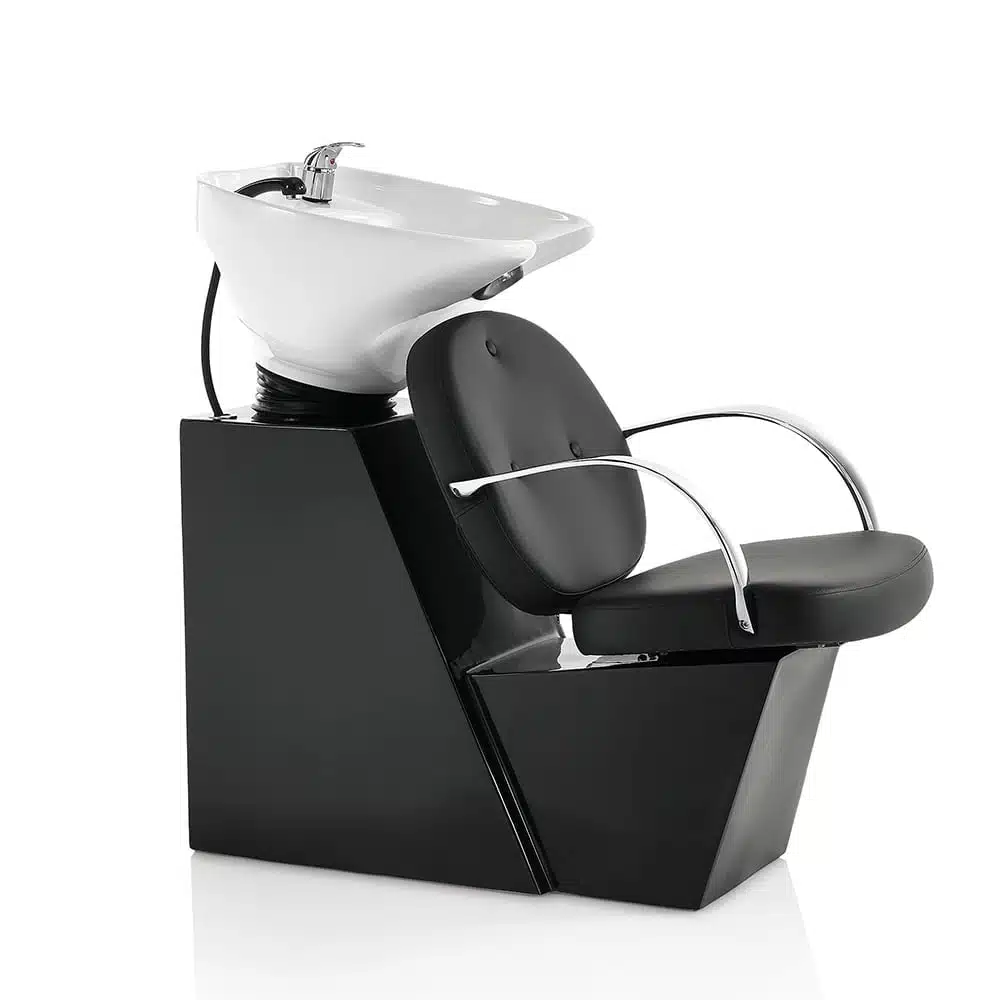 LAVATESTA DA PARRUCCHIERE IN CERAMICA BIANCA POLTRONA LAVAGGIO COLETTE BIANCO O NERO