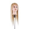 Testa Studio 100% capelli naturali biondo umani capello 55 cm testa finta per parrucchiere