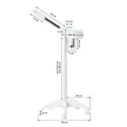 Vaporizzatore con ozono stativo regolabile 850W - immagine 4