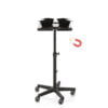 Carrello parrucchiere magnetico porta oggetti professionale regolabile