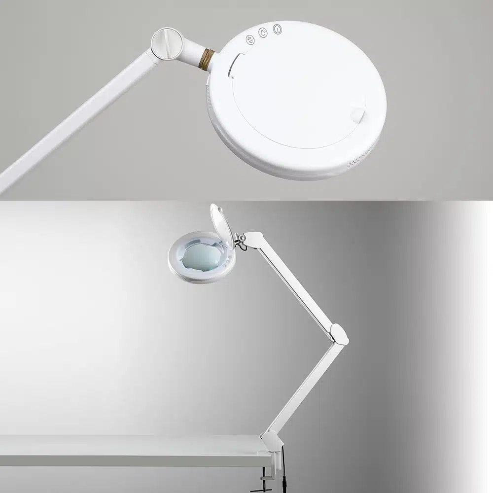 LENTE LED 5 DIOTTRIE TOUCH CON REGOLAZIONE DEL COLORE PER ESTETISTA CENTRO ESTETICO - immagine 3