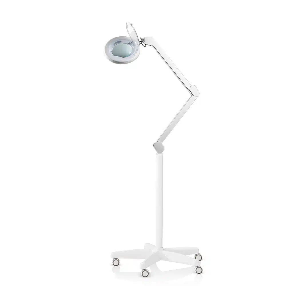 LENTE DI INGRANDIMENTO CON SATIVO PER ESTETISTA LUCE LED 5 DIOTTRIE TOUCH