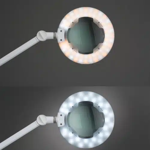 LENTE LED 5 DIOTTRIE TOUCH CON REGOLAZIONE DEL COLORE PER ESTETISTA CENTRO ESTETICO - immagine 2