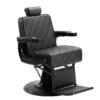 POLTRONA DAPARRUCCHIERE UOMO NERA VINTAGE BARBER SHOP RECLINABILE TAPER 2.0