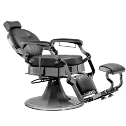 Alternative view of Poltrona da Barbiere Reclinabile CAESAR + MERCURY MUDI per Taglio Capelli Barber Shop