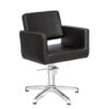 SEDIA POLTRONA DA TAGLIO CAPELLI DONNA NERA CHIC E