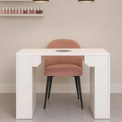 tavolo manicure con aspiratore per estetista professionale italiano