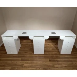 tavolo manicure doppio postazione estetista professionale con aspiratore professionale per estetista professionale 100w