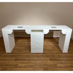 tavolo manicure doppia postazione estetista professionale con aspiratore professionale per estetista professionale