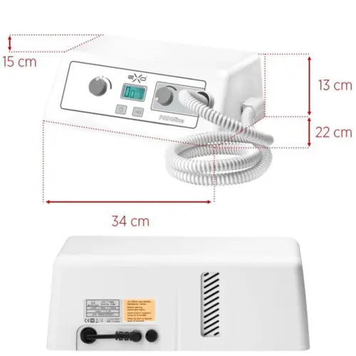Fresa micromotore podologica aspirante 300W micromotore con aspiratore - immagine 3