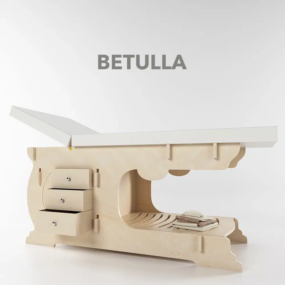 Lettino per massaggi Napoli Professionale in Legno Multistrato di Betulla - immagine 2