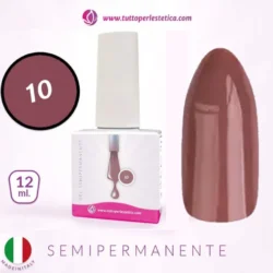 semipermanente senza TPO e HEMA tuttoperlestetica gel polish numero 10