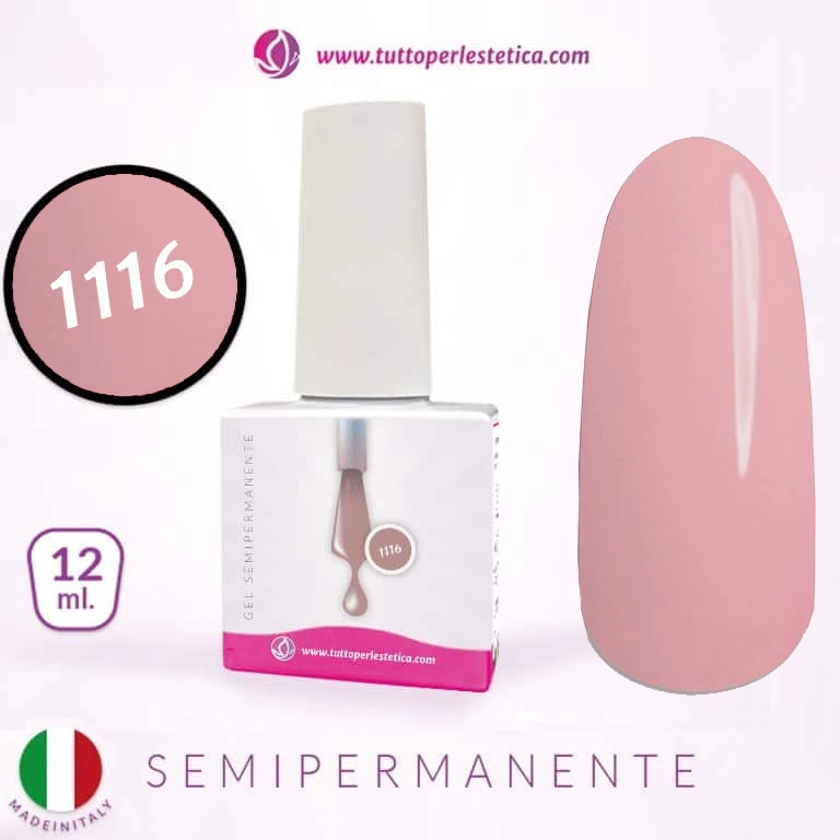 semipermanente senza TPO e HEMA tuttoperlestetica gel polish numero 1116