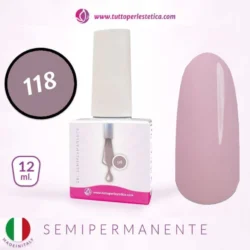 semipermanente senza TPO e HEMA tuttoperlestetica gel polish numero 118