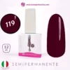 semipermanente senza TPO e HEMA tuttoperlestetica gel polish numero 119