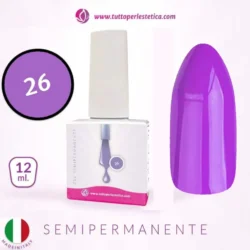 semipermanente senza TPO e HEMA tuttoperlestetica gel polish numero 26