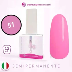 semipermanente senza TPO e HEMA tuttoperlestetica gel polish numero 51