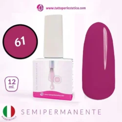 semipermanente senza TPO e HEMA tuttoperlestetica gel polish numero 61