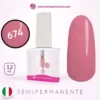 semipermanente senza TPO e HEMA tuttoperlestetica gel polish numero 674