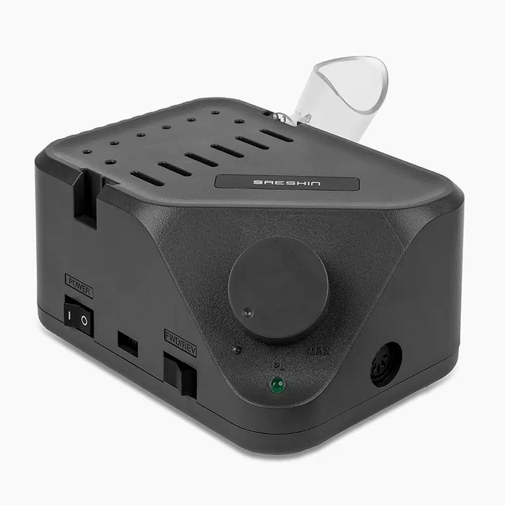 Fresa Manicure Coreana micromotore professionale 35.000 giri/m Strong B350 della Saeshin grigia rosa - immagine 4