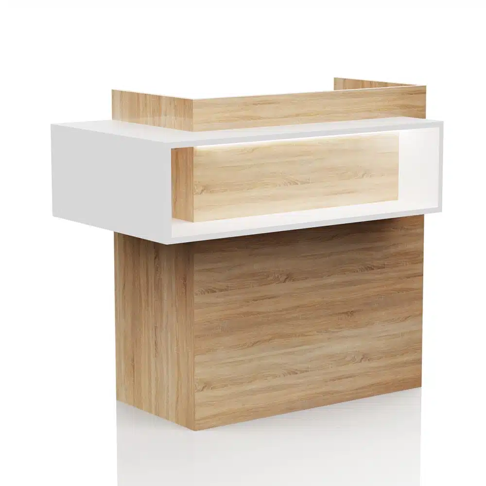 Banco Cassa Reception con Ripiano LED – Made in Italy - immagine 2