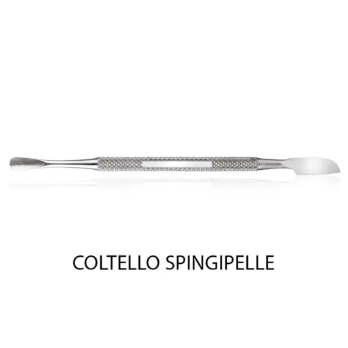 COLTELLO SPINGIPELLE IN ACCIAIO PER MANICURE E PEDICURE