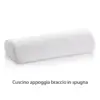 Cuscino appoggia braccio in spugna bianco