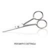 FORBICINE PER BARBIERE PER BAFFI CAPELLI DETTAGLI SOPRACCIGLIE LAME PICCOLE