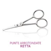 FORBICINE PUNTE ARROTONDATE RETTA DRITTA DIRITTA
