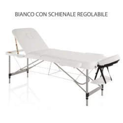 Lettino da Massaggio Pieghevole in Alluminio MASTER CONFORT ALLUMINIUM XaniPro – Bianco o Nero - immagine 8