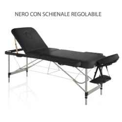 Lettino da Massaggio Pieghevole in Alluminio MASTER CONFORT ALLUMINIUM XaniPro – Bianco o Nero - immagine 3
