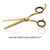 Forbici sfoltire 6.5" per capelli Acciaio giapponese AISI 440 IWASAKI GOLD SENSEI