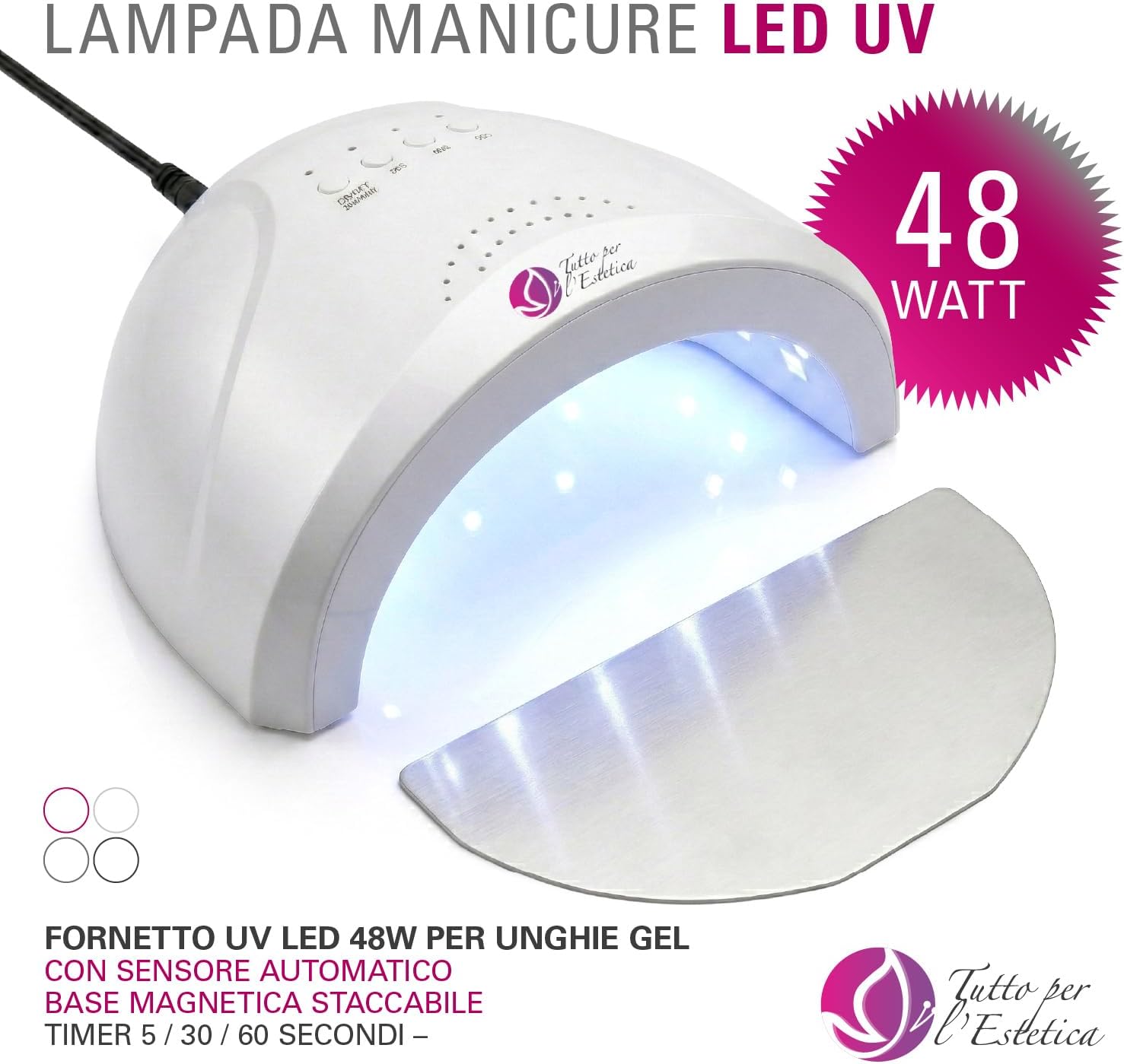 Lampada manicure led per estetista 48W