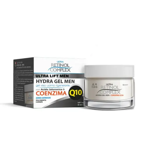 HYDRA GEL MEN con COENZIMA Q10 50ml crema viso uomo rigenerante