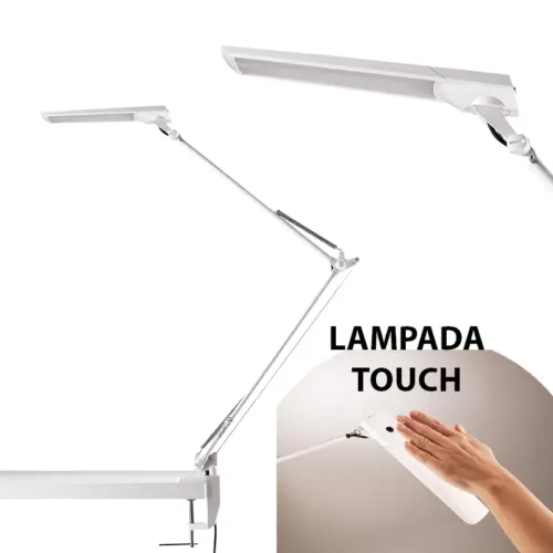 Lampada LED da tavolo con Morsetto per Centro Estetico Touch