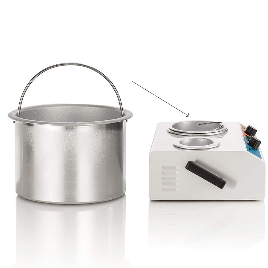 Scalda Cera Professionale Doppia Vasca per Centro Estetico - immagine 2