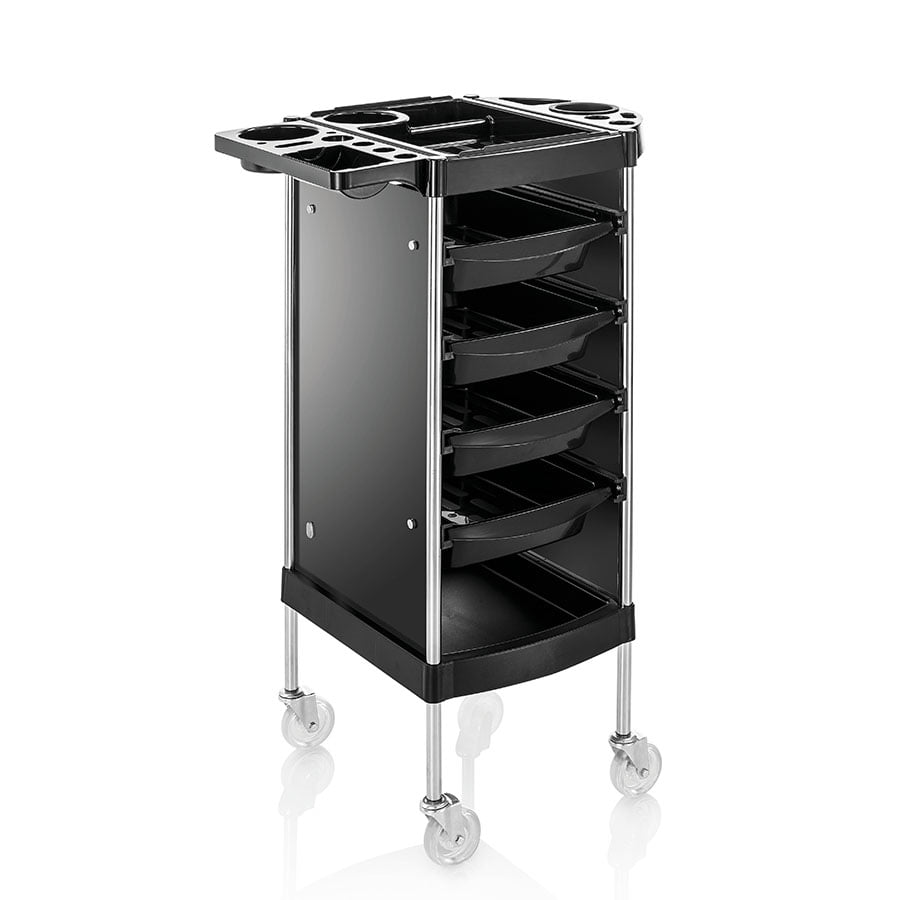 Carrello per parrucchiere porta oggetti 6 ripiani