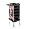Carrello da barbiere Barber shop porta oggetti 6 ripiani