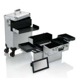 Trolley per estetista e parrucchiere Silver, Rosa o Nero - immagine 6