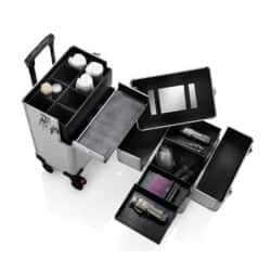 Trolley per estetista e parrucchiere Silver, Rosa o Nero - immagine 4