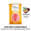 Cera brasiliana multi direzionale senza strisce - Passion fruit 1 Kg